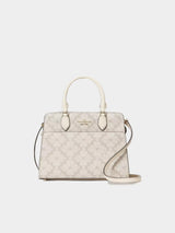 Kate Spade Signature Spade Flower Small Satchel - Dark Beige Multi