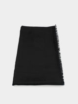 Salvatore Ferragamo Gancini Scarf - Black
