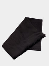 Salvatore Ferragamo Gancini Scarf - Black