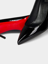 Christian Louboutin Sporty Kate Leather 85mm Pumps - Black