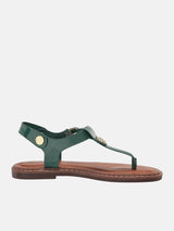 Tommy Hilfiger Women's Bennia Thong Sandals - Green