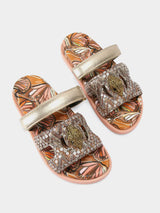 Kurt Geiger London Eagle Cut Out Sandal - Brown Other