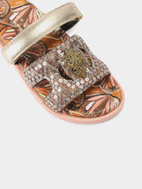 Kurt Geiger London Eagle Cut Out Sandal - Brown Other