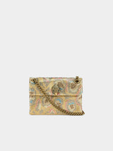 Kurt Geiger London Mini Fabric Kensington Bag - Mustard