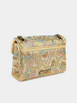 Kurt Geiger London Mini Fabric Kensington Bag - Mustard