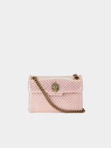 Kurt Geiger London Mini Fabric Kensington Bag - Pale Pink