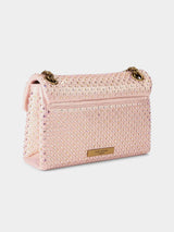 Kurt Geiger London Mini Fabric Kensington Bag - Pale Pink