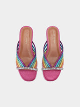 Kurt Geiger London Crystal Strap Flat Mule - Multi / Other