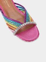 Kurt Geiger London Crystal Strap Flat Mule - Multi / Other