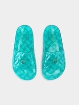 Kurt Geiger London Meena Jelly Slide - Green