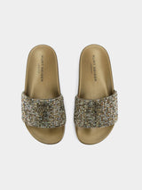 Kurt Geiger London Meena Eagle Slide - Bronze