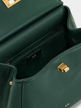 JW Pei Lucia Classic Top Handbag - Dark Green