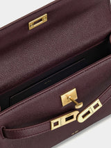 JW Pei Noor Top Handle Bag - Deep Burgundy
