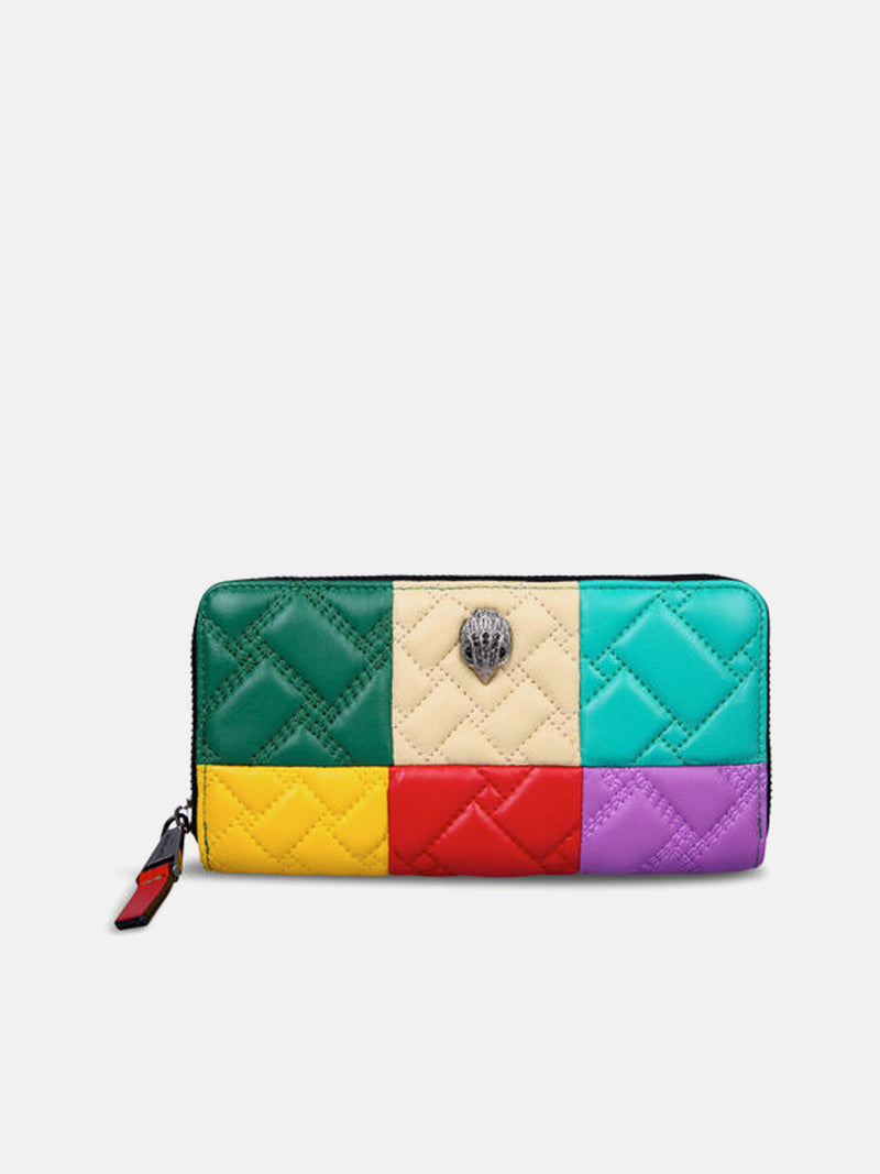 Kurt Geiger Zip Around Leather Wallet - Multi/Other