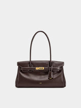 JW Pei Yara Shoulder Bag - Dark Brown
