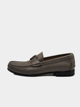 Salvatore Ferragamo Prerov Caraway Se Calf Nude Skin - Grey (Defected)