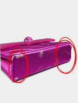 Kurt Geiger London Kensington Studded Shoulder Bag - Fuchsia (Defected)