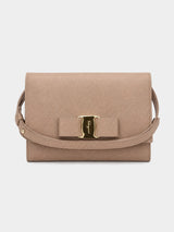 Salvatore Ferragamo Vara Bag – Beige