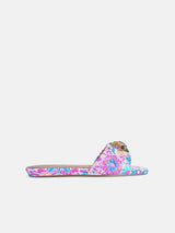 Kurt Geiger London Matthew Williamson Kensington Flat Sandal - Pink Combination