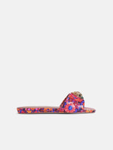 Kurt Geiger London Matthew Williamson Kensington Flat Sandal - Fushia Combination