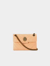 Kurt Geiger London Mini Leather Kensington Bag - Peach