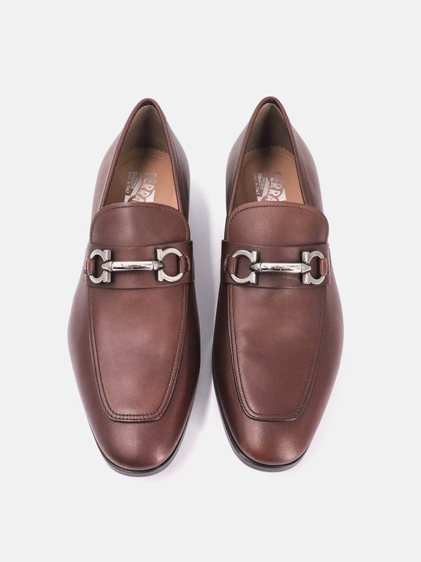 Salvatore Ferragamo Benford Cioccolato Calf Shoes - Brown