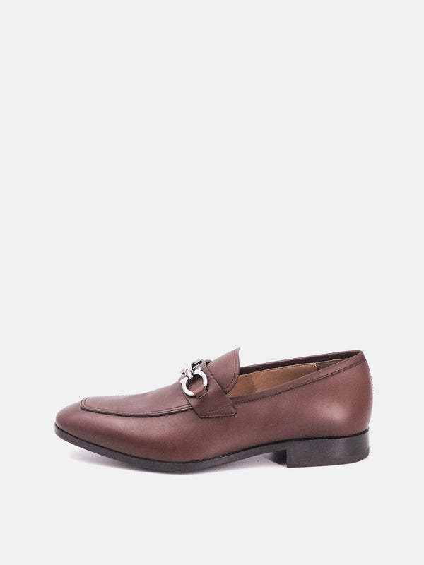 Salvatore Ferragamo Benford Cioccolato Calf Shoes - Brown