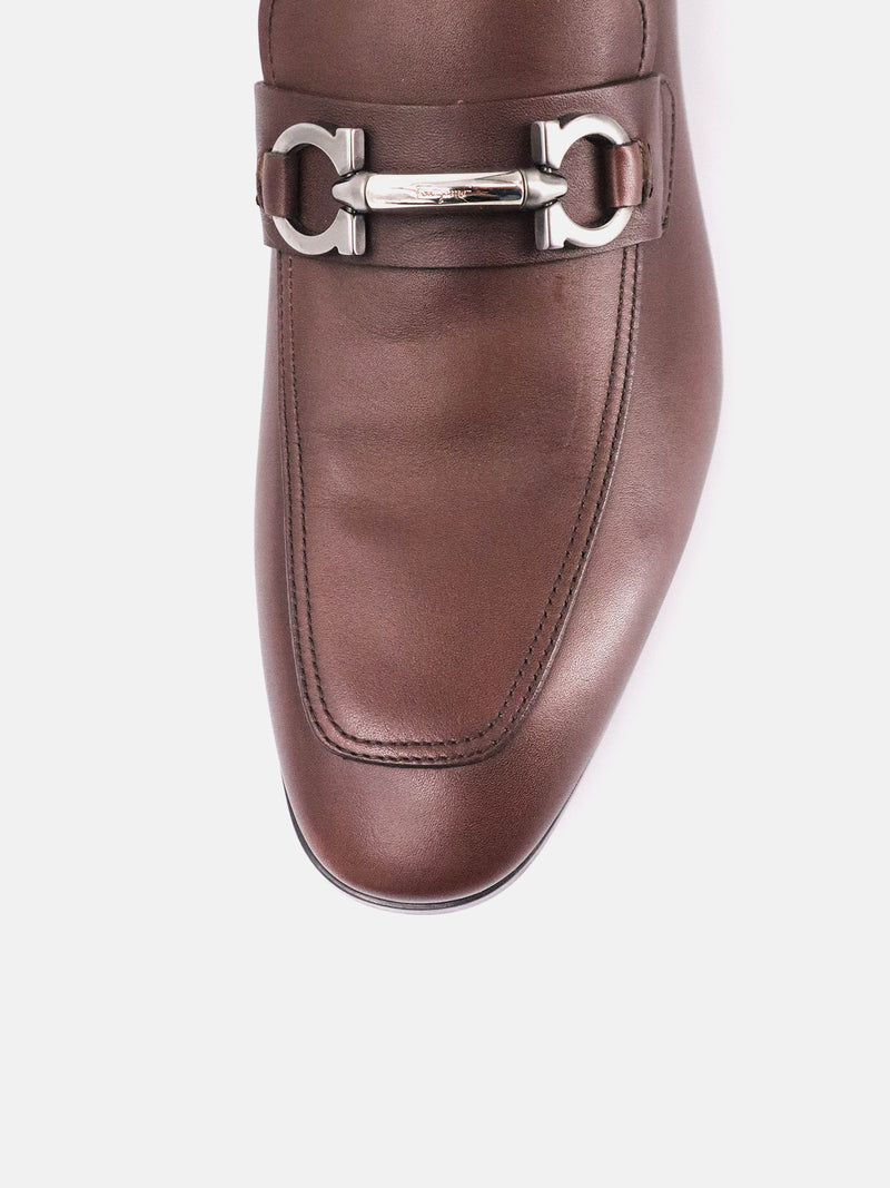 Salvatore Ferragamo Benford Cioccolato Calf Shoes - Brown
