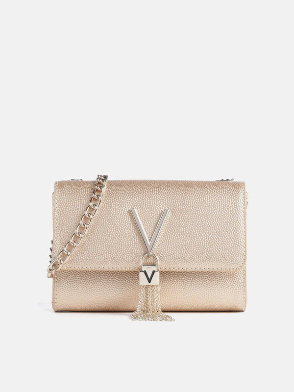 Valentino Bags Divina Crossbody Bag Synthetic - Gold