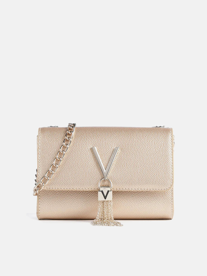 Valentino Bags Divina Crossbody Bag Synthetic - Gold