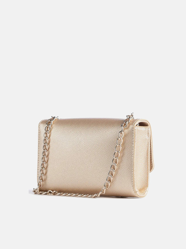 Valentino Bags Divina Crossbody Bag Synthetic - Gold