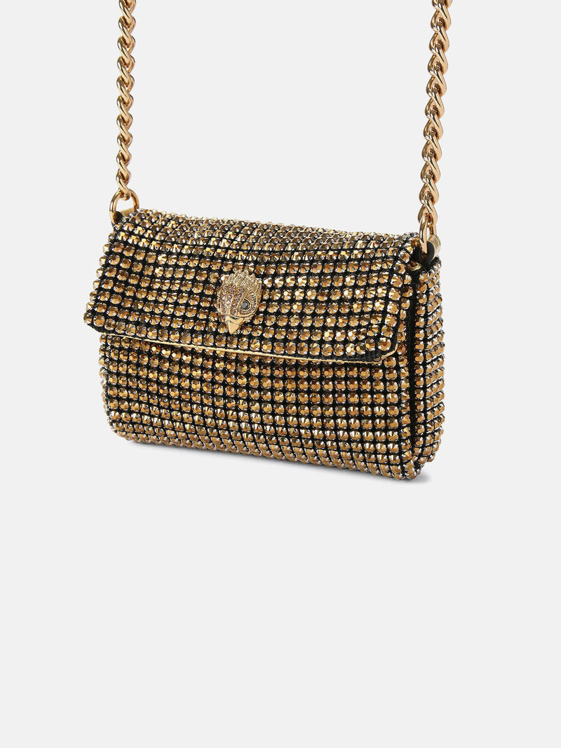 Kurt Geiger London Mini Party Bag - Gold