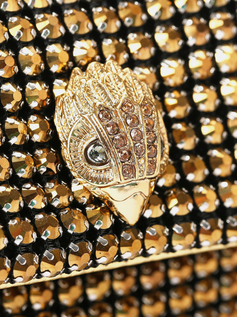 Kurt Geiger London Mini Party Bag - Gold