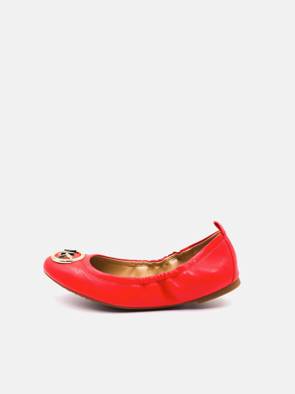 Michael Kors Round Toe Ballet Flat - Bright Red