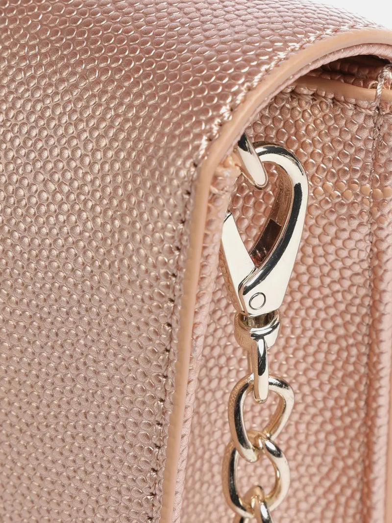 Valentino Bags Divina Crossbody Bag Synthetic - Rose Gold