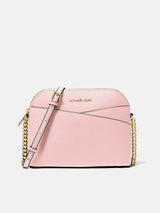 Michael Kors Jet Set Travel Medium Dome Crossbody Bag - Powder Blush