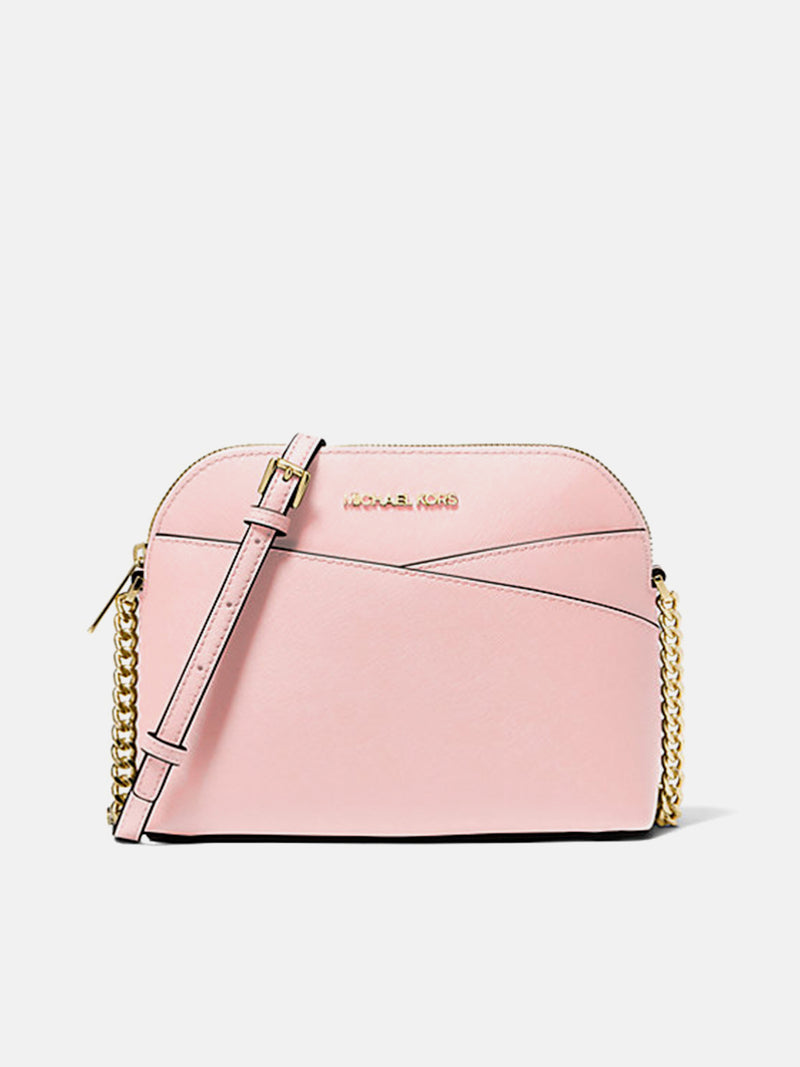 Michael Kors Jet Set Travel Medium Dome Crossbody Bag - Powder Blush