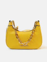 Michael Kors Cora Mini Zip Pouchette Shoulder Crossbody Bag - Daffodil