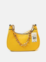 Michael Kors Cora Mini Zip Pouchette Shoulder Crossbody Bag - Daffodil