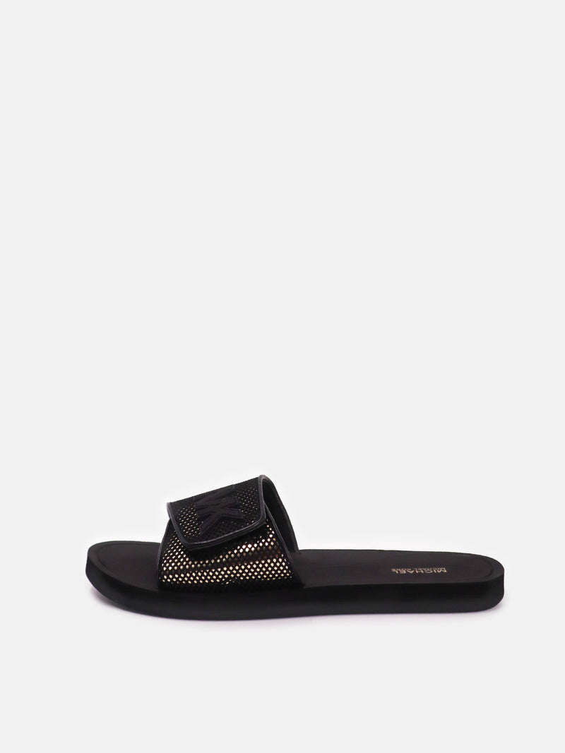 Michael Kors Palmer Slides - Pale Gold