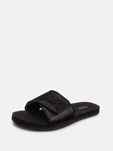 Michael Kors Palmer Slides - Pale Gold