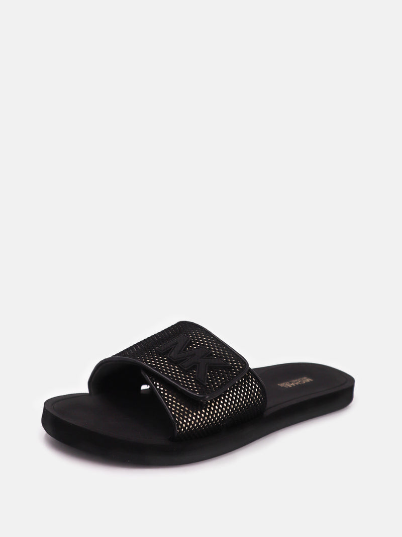 Michael Kors Palmer Slides - Pale Gold