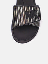 Michael Kors Palmer Slides - Pale Gold
