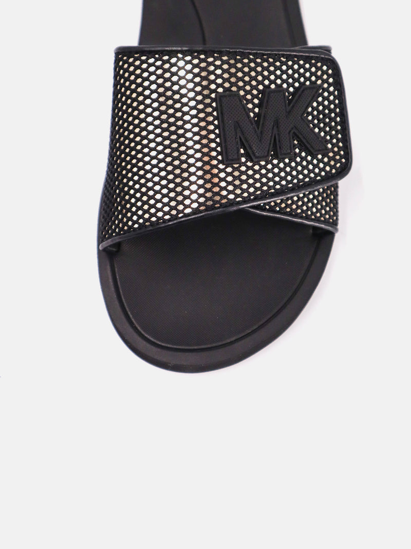 Michael Kors Palmer Slides - Pale Gold