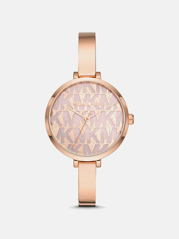 Michael Kors Naia Rose Gold-Tone Logo Watch - Rose Gold