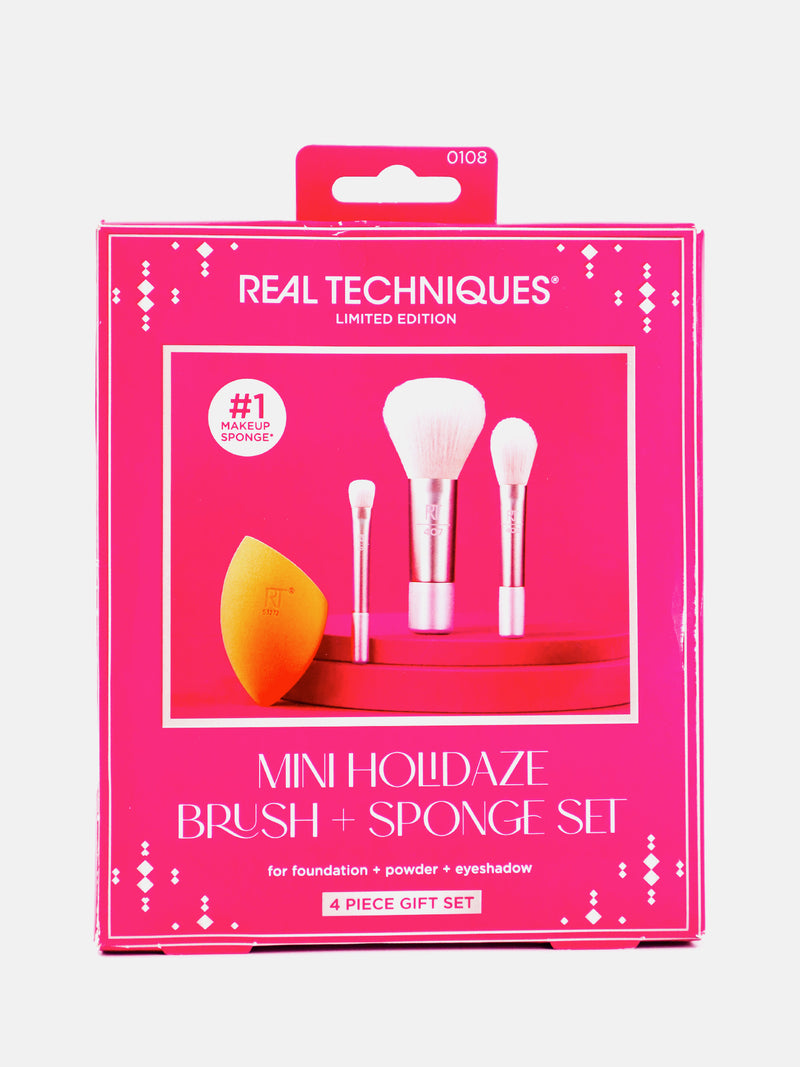 Real Techniques Limited Edition Mini Holidaze Brush + Sponge Set