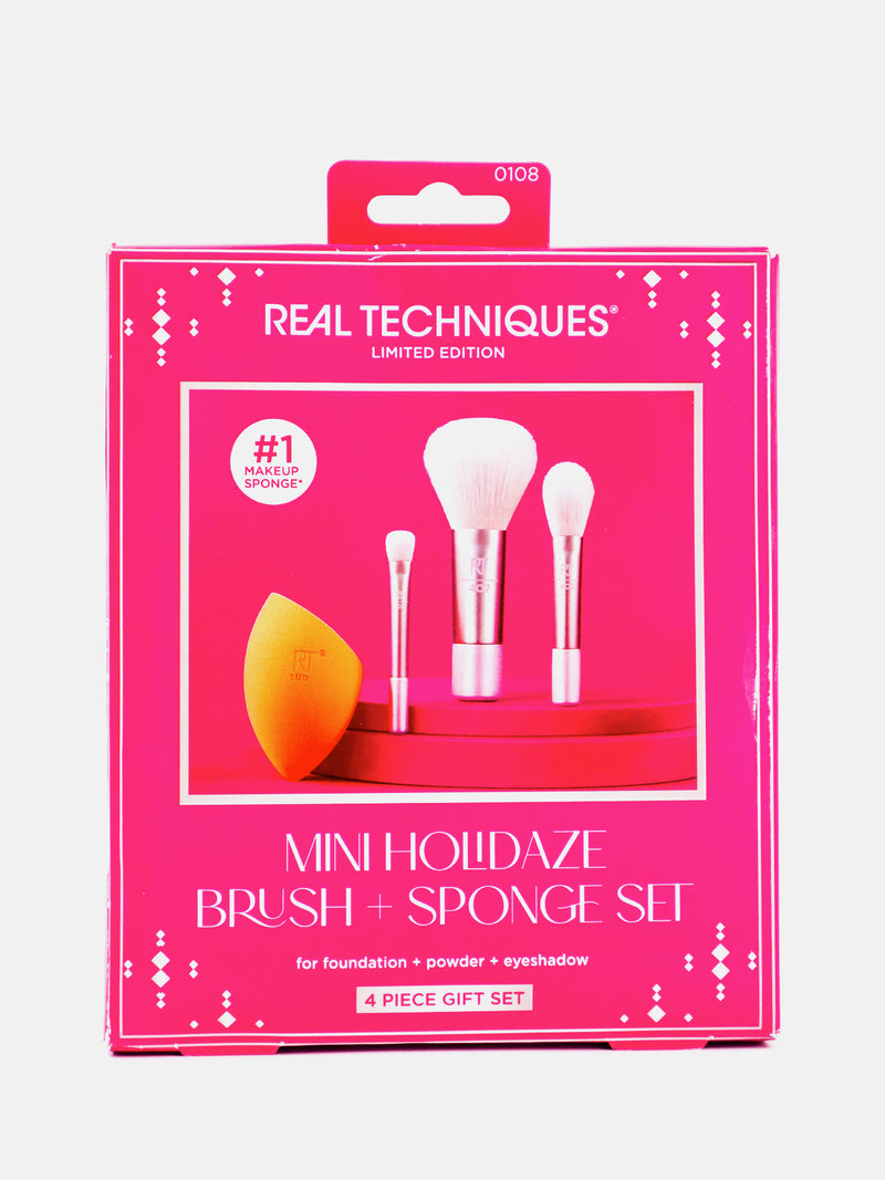 Real Techniques Limited Edition Mini Holidaze Brush + Sponge Set