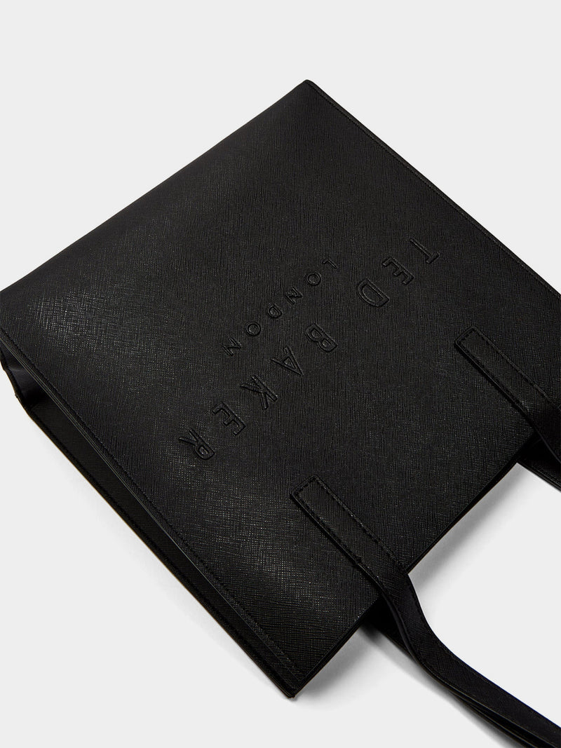 Ted Baker Seacon Small Crosshatch Icon Bag - Black