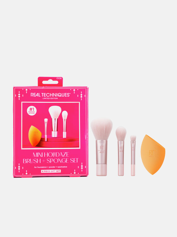 Real Techniques Limited Edition Mini Holidaze Brush + Sponge Set