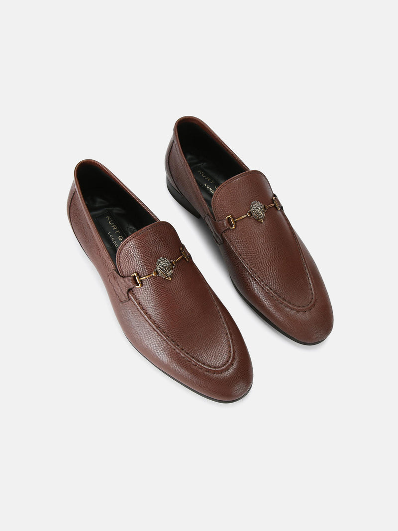 Kurt Geiger London Men's Ali Loafer - Mid Brown